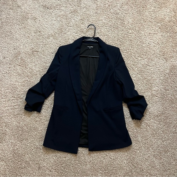 Fashion Nova The Celine Blazer Navy Blue Women’s small - Picture 3 of 7
